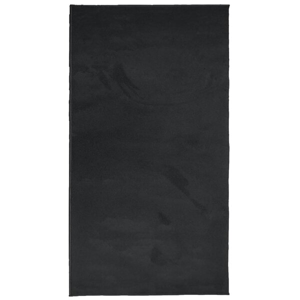 vidaXL Tapis OVIEDO à poils courts noir 80x150 cm
