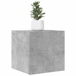 vidaXL Meubles TV muraux 4 Pièces Gris béton 30 5x30x30 cm