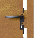 vidaXL Portail de jardin 105x105 cm acier corten