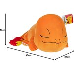 Jazwares PKW3883 - Pokémon - Peluche endormie – Glumanda
