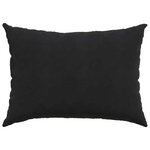 vidaXL Coussins de canapé 2 Pièces Noir 70 x 50 cm