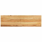 vidaXL Marches d'escalier 4 Pièces marron clair 90x25x2 cm chêne massif