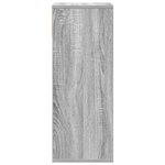 vidaXL Bibliothèque sonoma gris 34x31x80 cm bois d'ingénierie