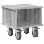 vidaXL Meuble TV Gris Sonoma 37 x 35 x 35 cm Bois d'ingénierie