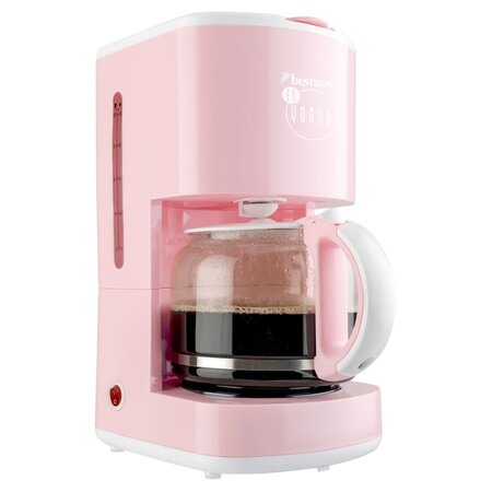 Bestron cafetière 1080 w rose acm300evp