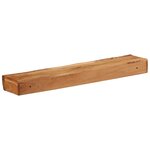 vidaXL Étagères murales 2 Pièces 80x17x8 cm bois massif d'acacia