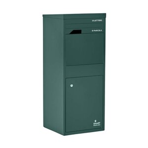 Boîte à colis Large Vert 2 portes Acier galvanisé SMART PARCEL BOX®