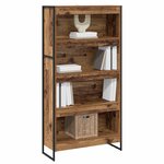 vidaXL Bibliothèque 2 Pièces Bois Ancien 80 x 30 x 155 cm