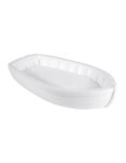 (sachet  30 assiettes) plateau de fruits de mer 1-2 parts de forme ronde 28 x 3mm