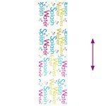 vidaXL Store enrouleur de douche 80x240 cm largeur du tissu 76 cm