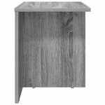 vidaXL Table d'appoint Gris Sonoma 37 x 32 x 40 cm Bois d'ingénierie