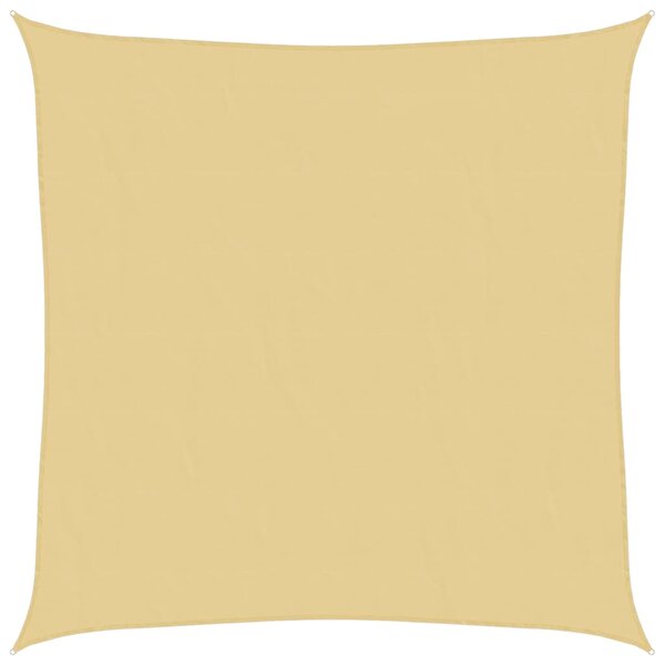 vidaXL Voile d'ombrage sable 4x4 m 100 polyester oxford