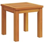 vidaXL Transat 2 Pièces Marron Bois d'Acacia Massif