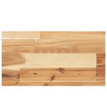 vidaXL Dessus de table 60x20x4 cm rectangulaire bois massif d'acacia