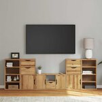 vidaXL Meubles TV 5 Pièces avec rangement ODDA bois de pin massif