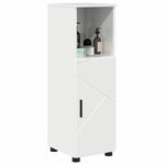 vidaXL Cabinet de salle de bain Blanc brillant 30 x 35 x 95 cm