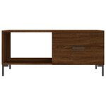 vidaXL Table basse chêne marron 90x50x40 cm bois d'ingénierie