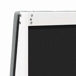 vidaXL Tête de lit capitonnée Gris clair 80 cm Pin massif