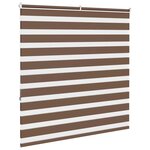 vidaXL Store zèbre marron 145x150cm largeur du tissu 140 9cm polyester