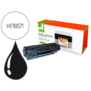 Q-connect toner laser - compatible HP 83X CF283X - Noir - 2200p