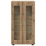 vidaXL Buffet Chêne artisanal 55 5 x 29 x 100 cm Bois d'ingénierie