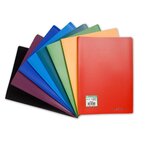 Porte vues prolypro souple grainées opaque 20 vues A4 Couleurs aléatoires EXACOMPTA