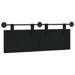 vidaXL Tête de lit suspendue Tissu