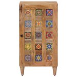 vidaXL Buffet avec porte Naturel 40 x 33 x 75 cm Bois de mangue massif