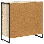 vidaXL Meuble d'appoint Sonoma 79 x 36 x 75 cm Bois d'ingénierie