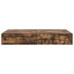 vidaXL Cadre de lit Chêne fumé 200 x 120 x 31 5 cm Bois d'ingénierie