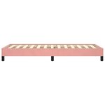 vidaXL Cadre de lit sans matelas rose 80x200 cm velours