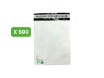 500 Enveloppes plastique opaques 80 microns N°1 - 185x230mm