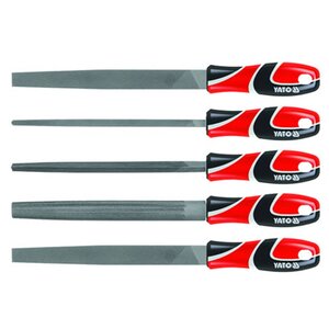 Yato ensemble de limes en acier 5 pièces 250 mm