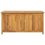vidaXL Boîte de jardin 114x50x58 cm Bois massif de teck