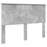 vidaXL Cadre de lit Béton 160 x 200 cm Bois de pin massif