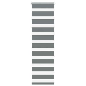 vidaXL Store zèbre gris foncé largeur du tissu 45 9 cm polyester