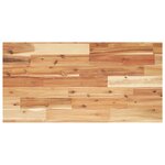 vidaXL Étagère de vasque murale acier et bois massif d'acacia