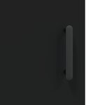 vidaXL Buffet noir 69 5x34x90 cm bois d'ingénierie