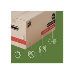 Pack and Move - Lot 30 Cartons Déménagement Premium - 60 X 30 X 30 - Extrême Résistance 25KG - Réutilisable - Poignées Renforcées - 2 Adhésifs Offerts