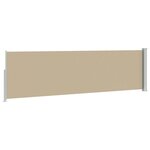 vidaXL Store latéral rétractable 117 x 500 cm Polyester Rectangulaire