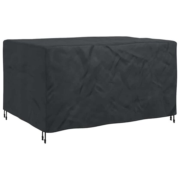 vidaXL Housse pour mobilier d'extérieur Noir 180 x 150 x 85 cm 210D