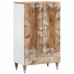 vidaXL Buffet 60x33 5x100 cm bois de manguier massif