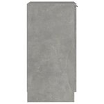 vidaXL Armoire à chaussures Gris béton 30x35x70 cm Bois d'ingénierie