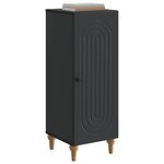vidaXL Buffet Noir 33 x 34 5 x 90 cm Bois d'ingénierie