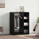 vidaXL Armoire Chêne noir 77 x 48 x 102 cm Bois d'ingénierie