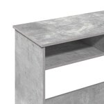 vidaXL Bureau Gris béton 80x40x75 cm Aggloméré