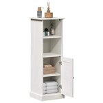 vidaXL Cabinet de salle de bain VIGO Blanc 37 x 34 x 110 cm