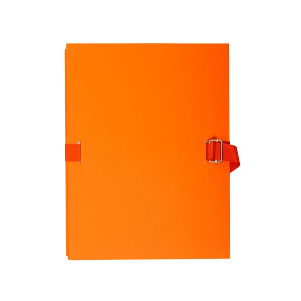 Chemise Dos Extensible Papier - 24x32cm - Orange - Exacompta