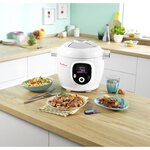 MOULINEX CE851110 cookeo avec 150 recettes incluses - Blanc