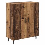 vidaXL Haut Armoire Bois Ancien 69 5 x 34 x 180 cm